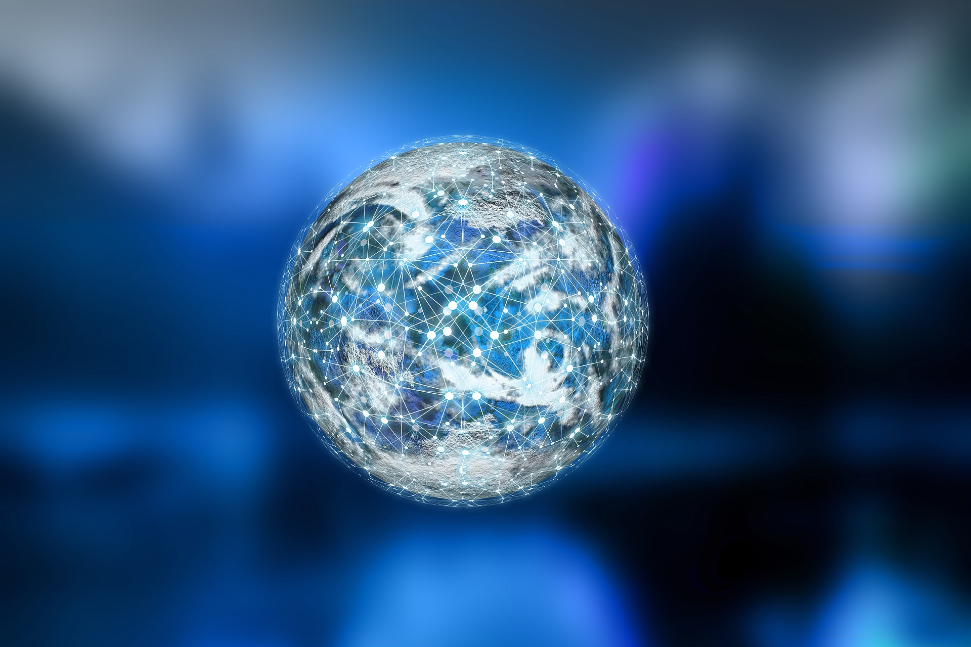 Global network visualization representing our vision